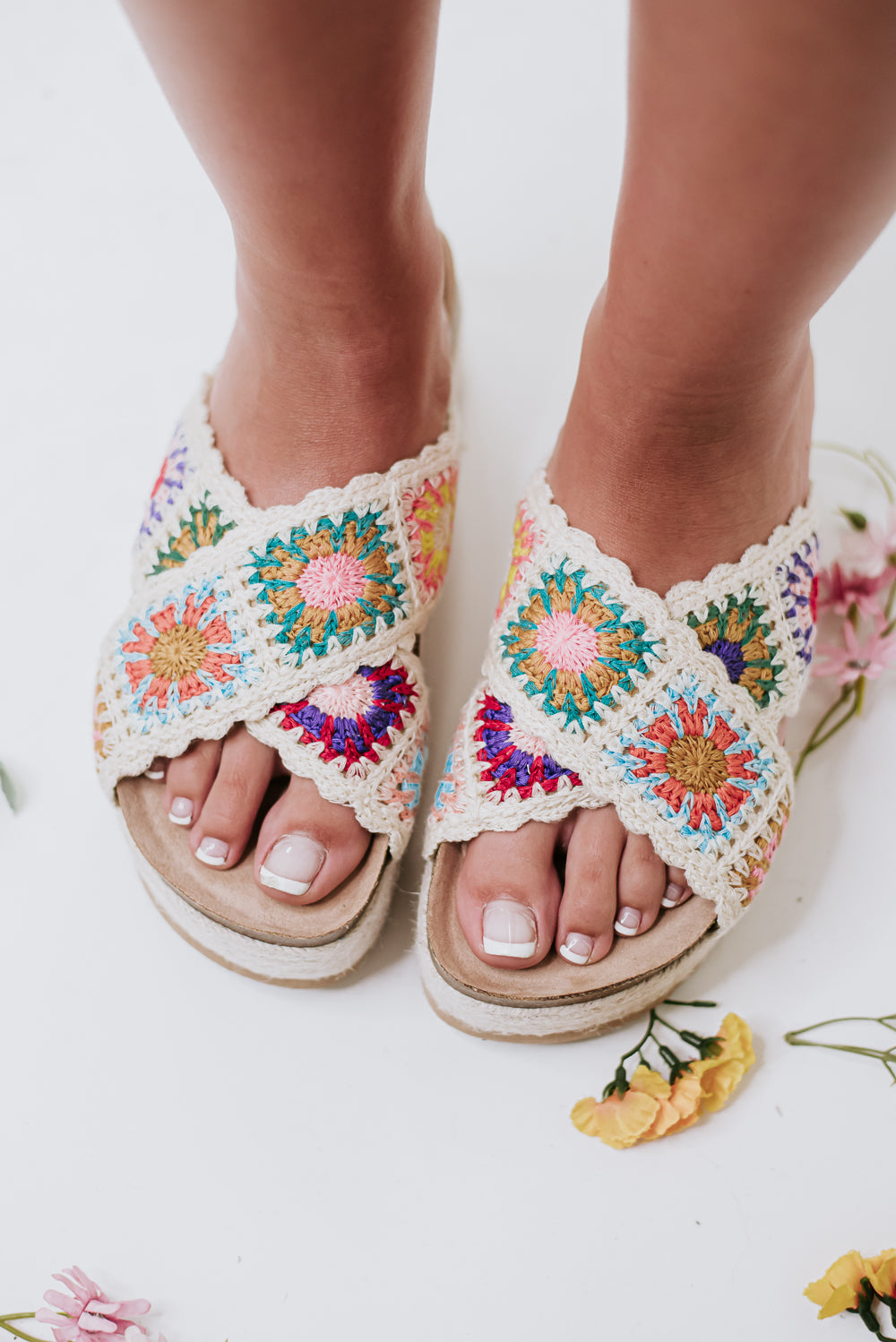 Athena Crochet Slide – Lazy B Western Wear & Tack