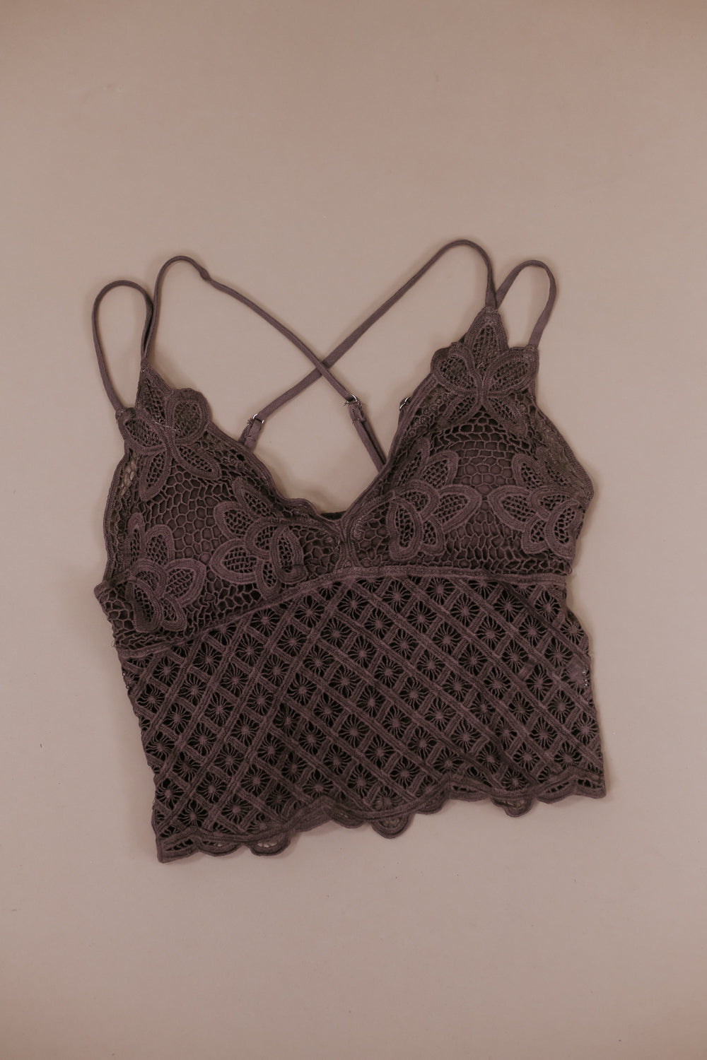 Opening Day Bralette, Dark Taupe – Everyday Chic Boutique