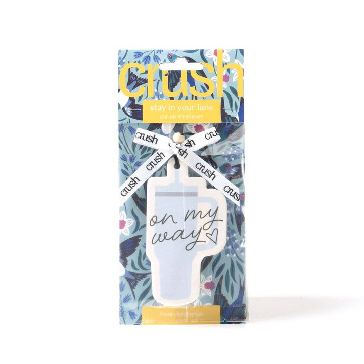 Stay In Your Lane Car Air Freshener - On My Way - Fresh Eucalyptus