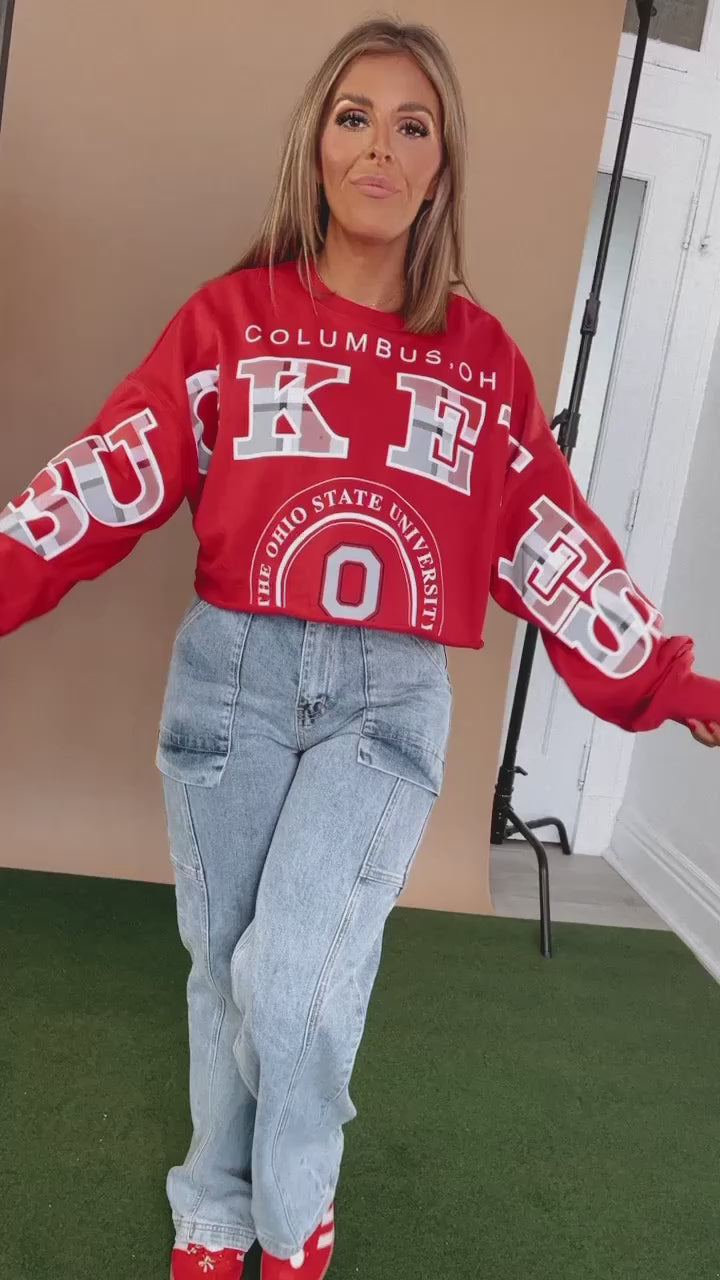 Ohio Cropped Longsleeve