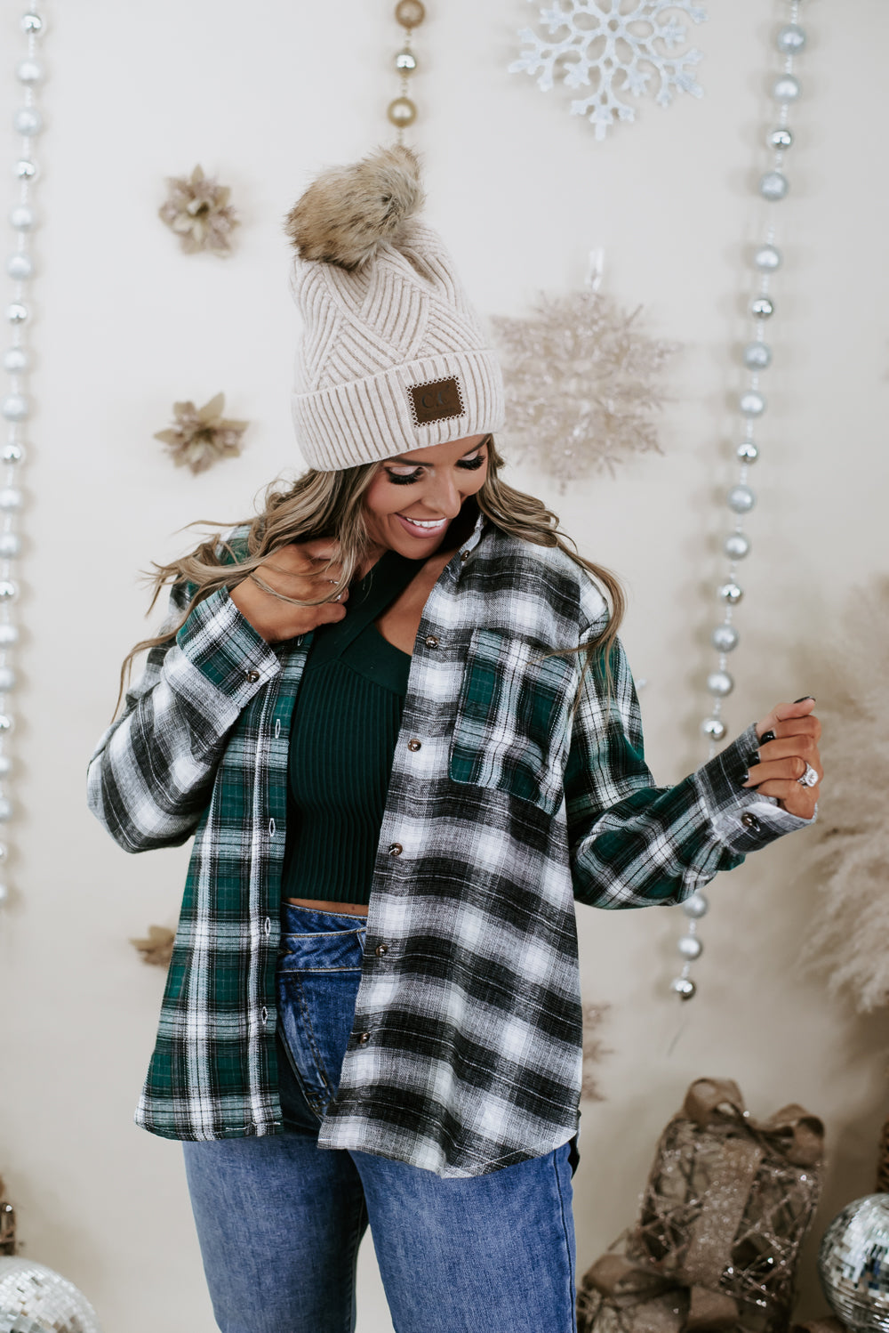 Season To Season Flannel , Orange/Black – Everyday Chic Boutique