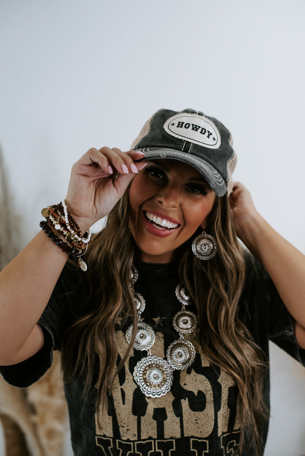 Howdy Ball Cap, Black – Everyday Chic Boutique