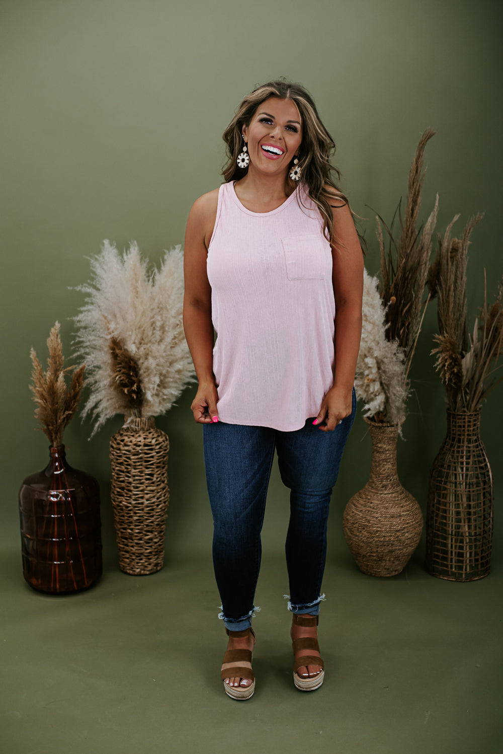 All My Days Tank , Mauve – Everyday Chic Boutique