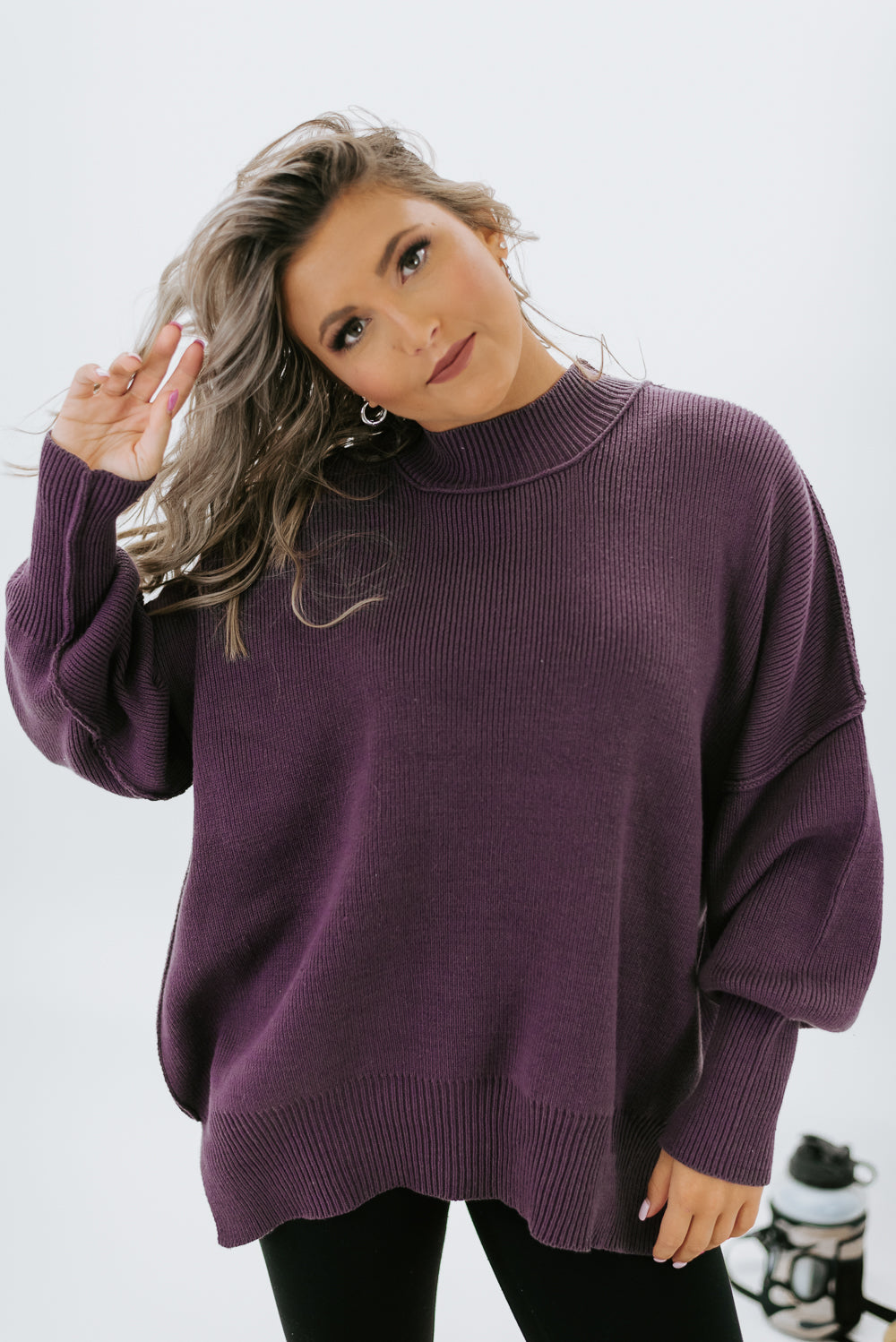 Budget-friendly Slouchy Sweater - Adored By Alex